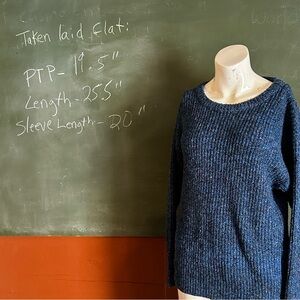 Vintage ICEFIRE Blue Sweater